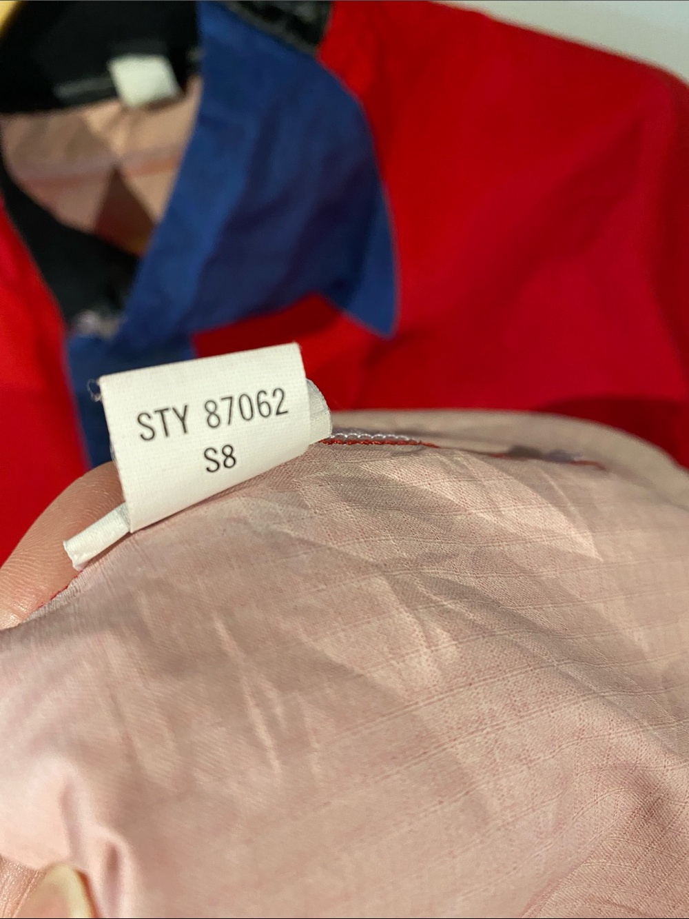 Patagonia Vintage 1997 Jacket Red Packable Windbreaker Pullover Anorak - Picture 15 of 16